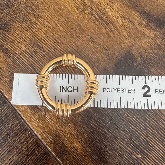 Hermes Gold Tone Scarf Ring W/ Certificate of Authenticity - Picture 12 of 12